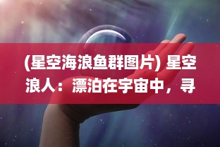 (星空海浪鱼群图片) 星空浪人：漂泊在宇宙中，寻找属于自己的星辰大海的旅程