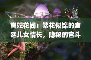 黛妃花间：繁花似锦的宫廷儿女情长，隐秘的宫斗权谋与细腻的爱恨交织 v3.9.3下载