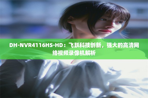 DH-NVR4116HS-HD：飞跃科技创新，强大的高清网络视频录像机解析