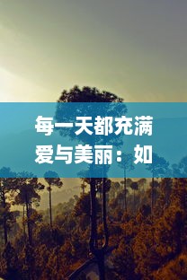 每一天都充满爱与美丽：如何营造一个充满积极能量的日常生活环境