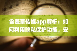 含羞草传媒app解析：如何利用隐私保护功能，安全浏览不受打扰 探索app的独特隐私设置及用户反馈。