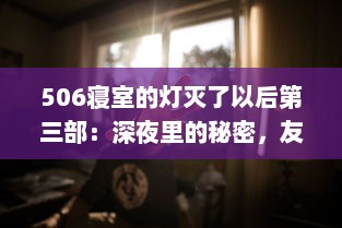 506寝室的灯灭了以后第三部：深夜里的秘密，友情与青春的挣扎与成长 v2.4.6下载