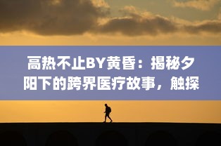 高热不止BY黄昏：揭秘夕阳下的跨界医疗故事，触探生命的热度与无尽希望