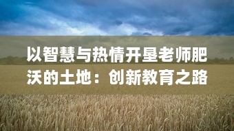 以智慧与热情开垦老师肥沃的土地：创新教育之路的深度探索研究 v0.5.6下载